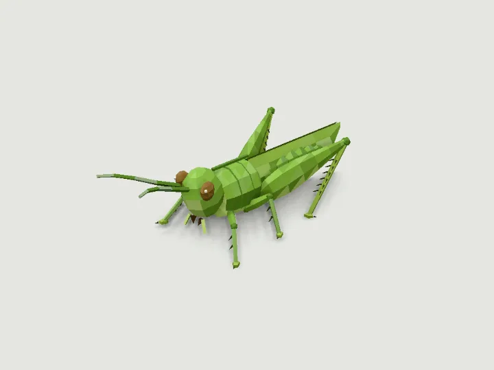 Garden Bugs kit: Grasshopper