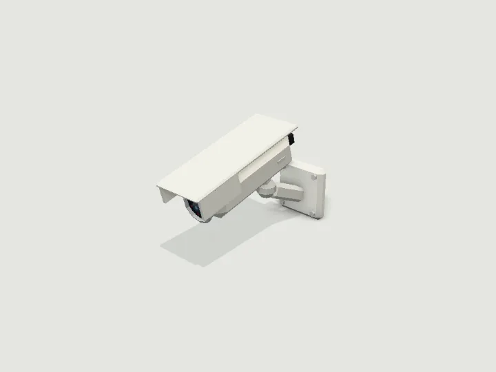 Security Camera, low-poly 3D prop